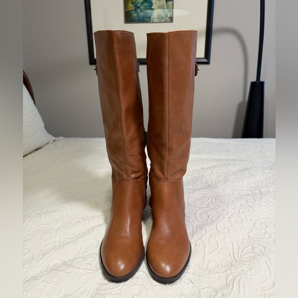 Sam Edelman Patti. 2 Brown Leather Heeled Boots
